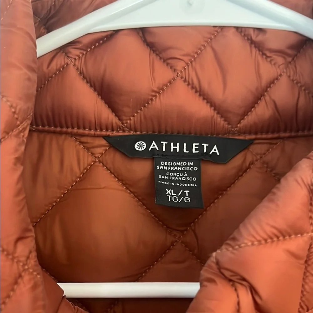 Athleta Whisper Featherless Vest Sequoia Brown - Picture 7 of 10